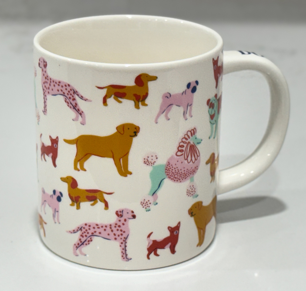 Parker Lane Dog Person Coffee Mug Multi Breed Poodle Pug Dalmatian 4" Mom Dad